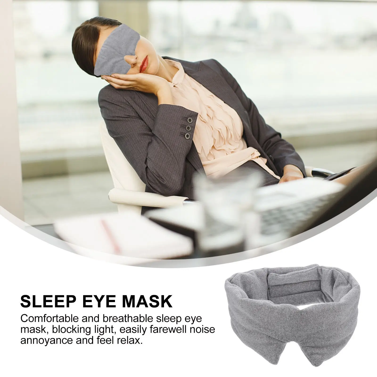 

Embroidered Sleep Mask Eye Shades Breathable Comfortable Blindfold for Travelers Eye Shades Sleep Mask