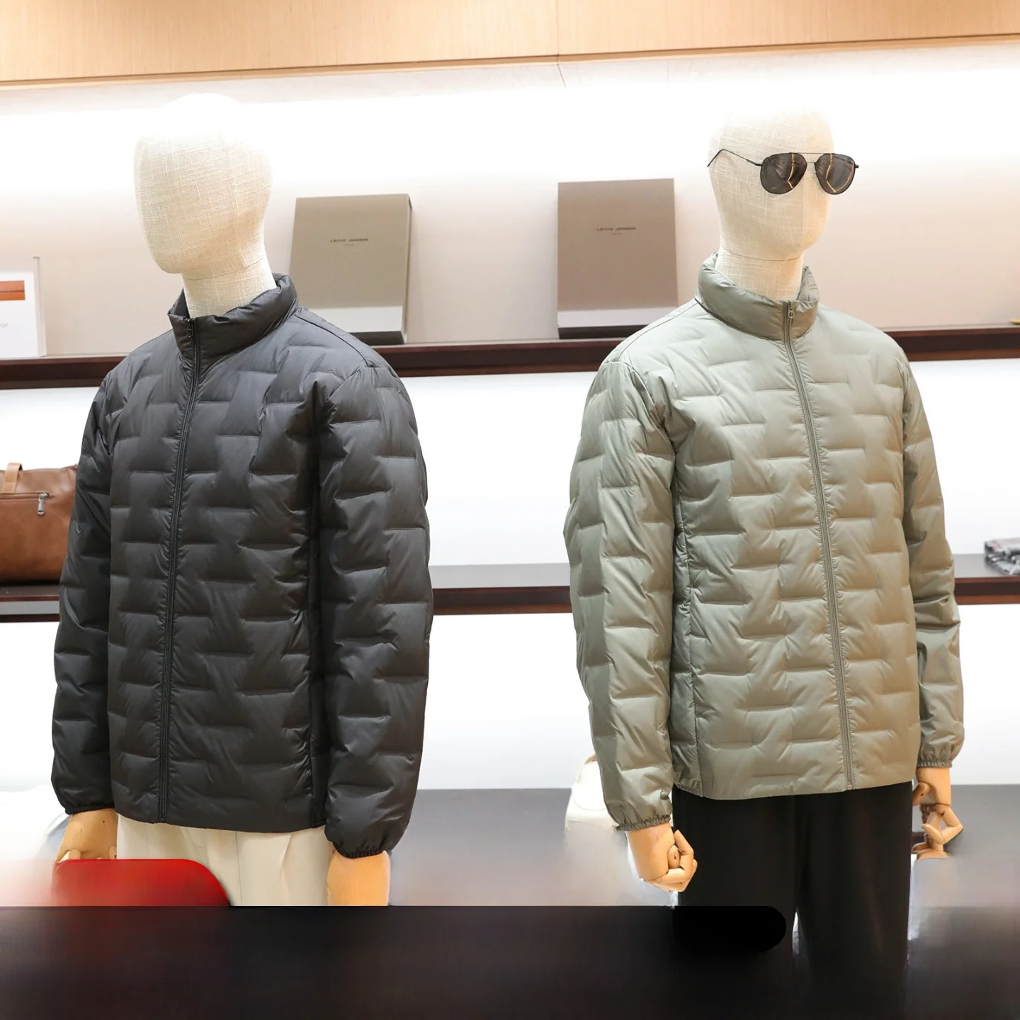 

Heavyweight Waterproof down Jaet Outdoor Busin Travel Series Stand Collar All Glued Proc Trendy Long Sve Zipper Cl...