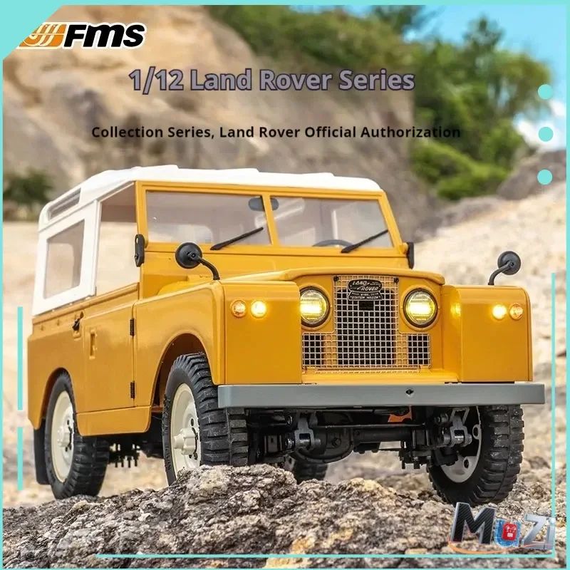 Fms 1/12 land rc carro off-road rover série ii 2.4g controle de rádio elétrico 4wd veículo off-road simulação de velocidade variável brinquedo rtr