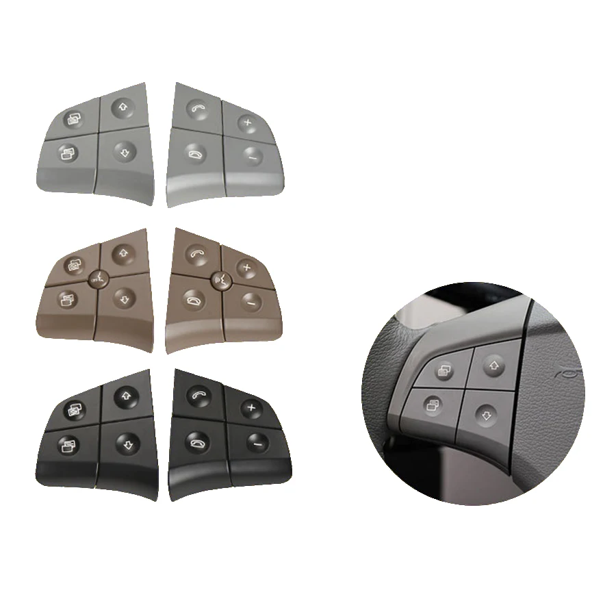 Car Multi-function Steering Wheel Switch Buttons For Mercedes Benz  R300 ML320 GL350 B200 W164 W251 W245 Phone Control Key