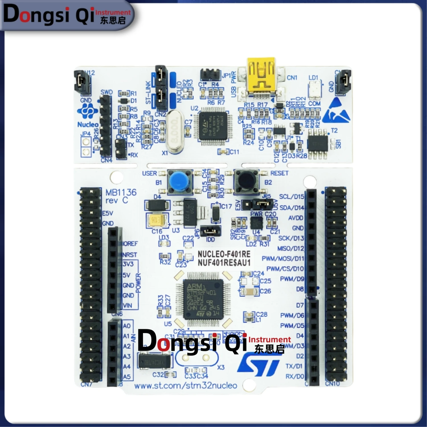 1 قطعة // الكثير NUCLEO-F401RE STM32 Nucleo-64 مجلس التنمية STM32F401RET6 100% المخزون الأصلي