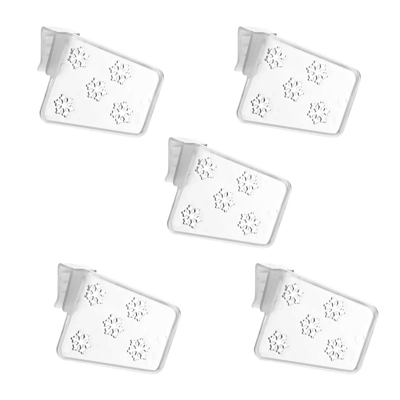 منظم فواصل الثلاجة البلاستيكية 5 قطع صندوق تخزين قابل للتعديل، فواصل درج خزانة الملابس، مخزن مرتب - شبكة للسرير