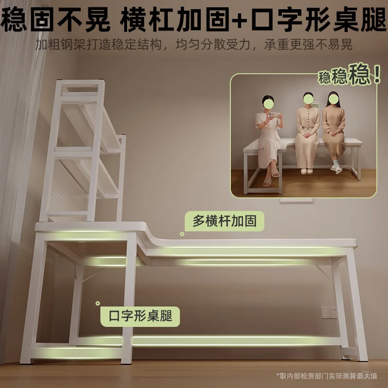 Comò ad angolo Tavolo da trucco Comò ad angolo tipo L