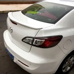 For Mazda 3 4Doors Sedan 2011 2012 2013 2014 2015 2016 ABS Plastic Unpainted Primer Tail Trunk Wing Rear Spoiler Auto Decoration