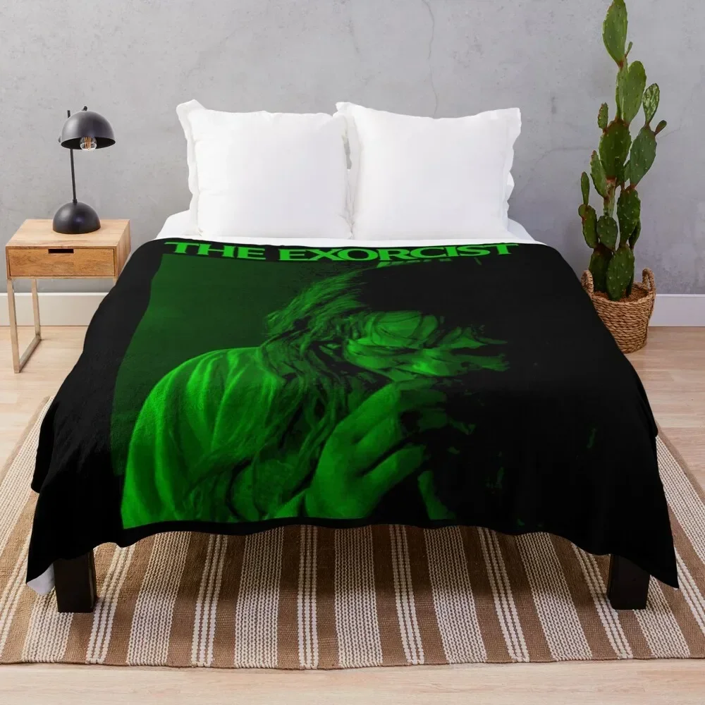 The Exorcist Green Throw Blanket Summer Luxury Throw manga Blankets