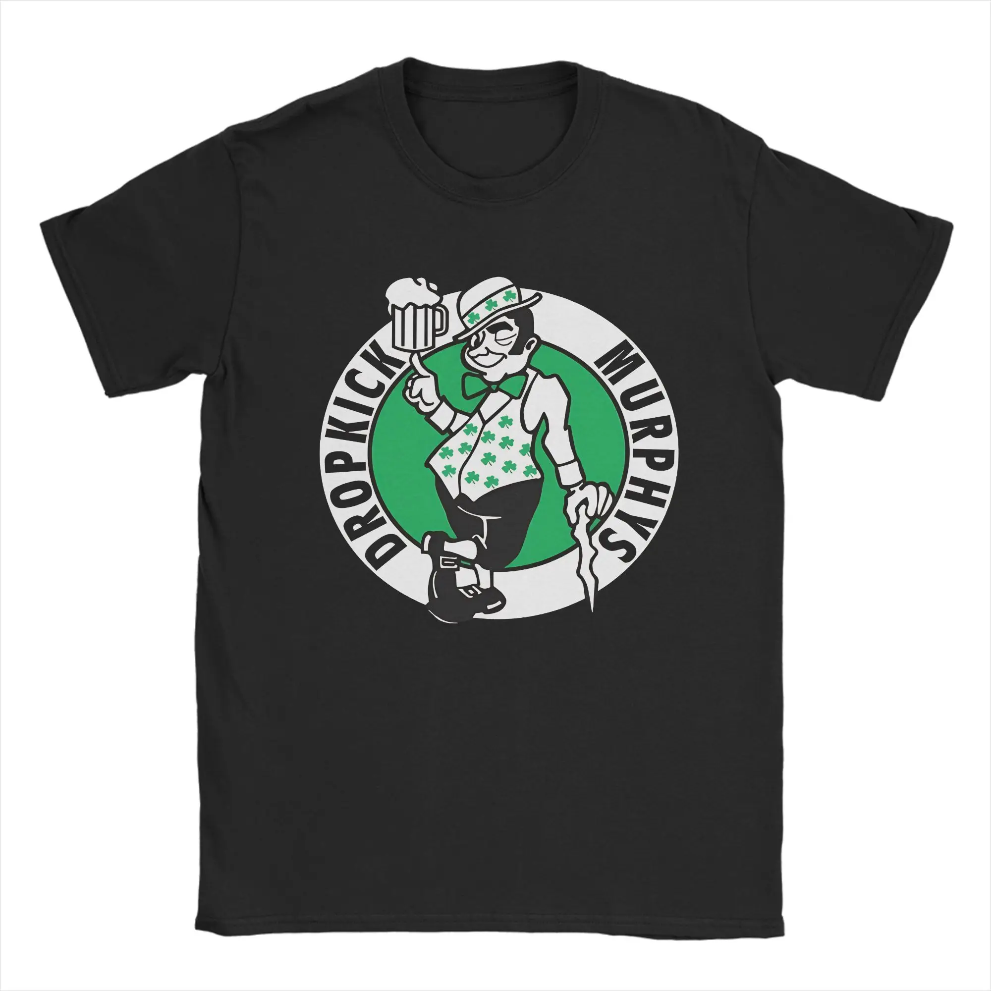 Dropkick Murphys Cartoon Style Men T Shirts  Hipster Tees Short Sleeve O Neck T-Shirt Cotton 4XL 5XL Clothing