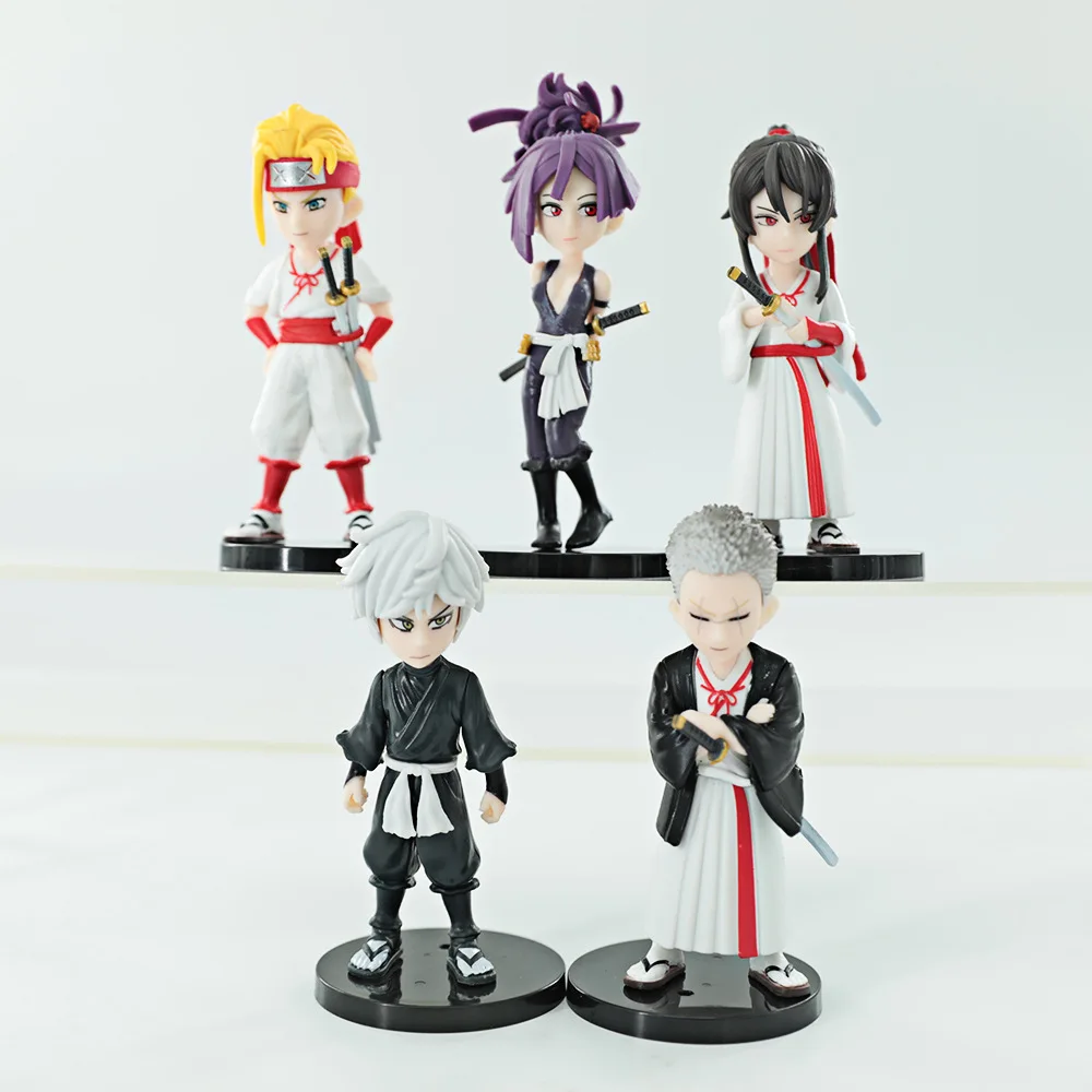 Hell's Paradise 5 Pcs/Set 11-13cm Mini Figure New Arrival Anime Figurine Yuzuriha Gabimaru Yamada Asaemon Model