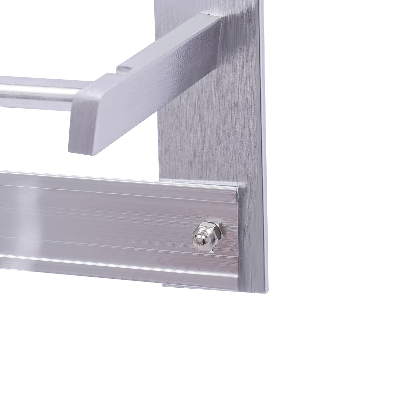 رف منظم للحرف اليدوية على الحائط مكون من 4 خطافات من سبائك الألومنيوم لتخزين بكرة خيط غزل الشريط وغرفة الحرف اليدوية