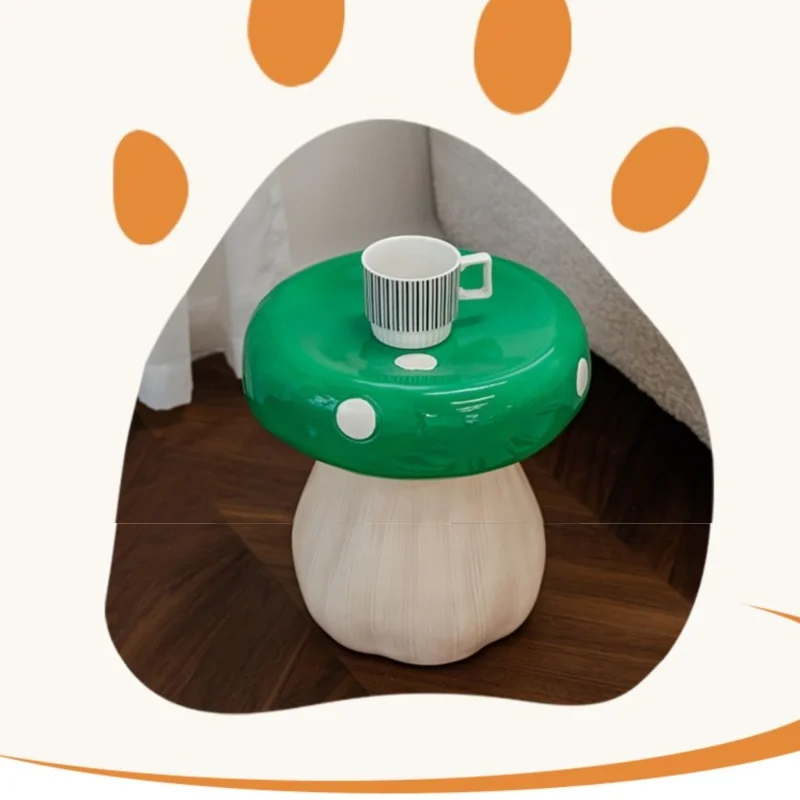 

Stools Ottomans Modern Round Small Side Tables Nordic Living Room Sofa Side Tables Household Simple Small Coffee Table Ottomans