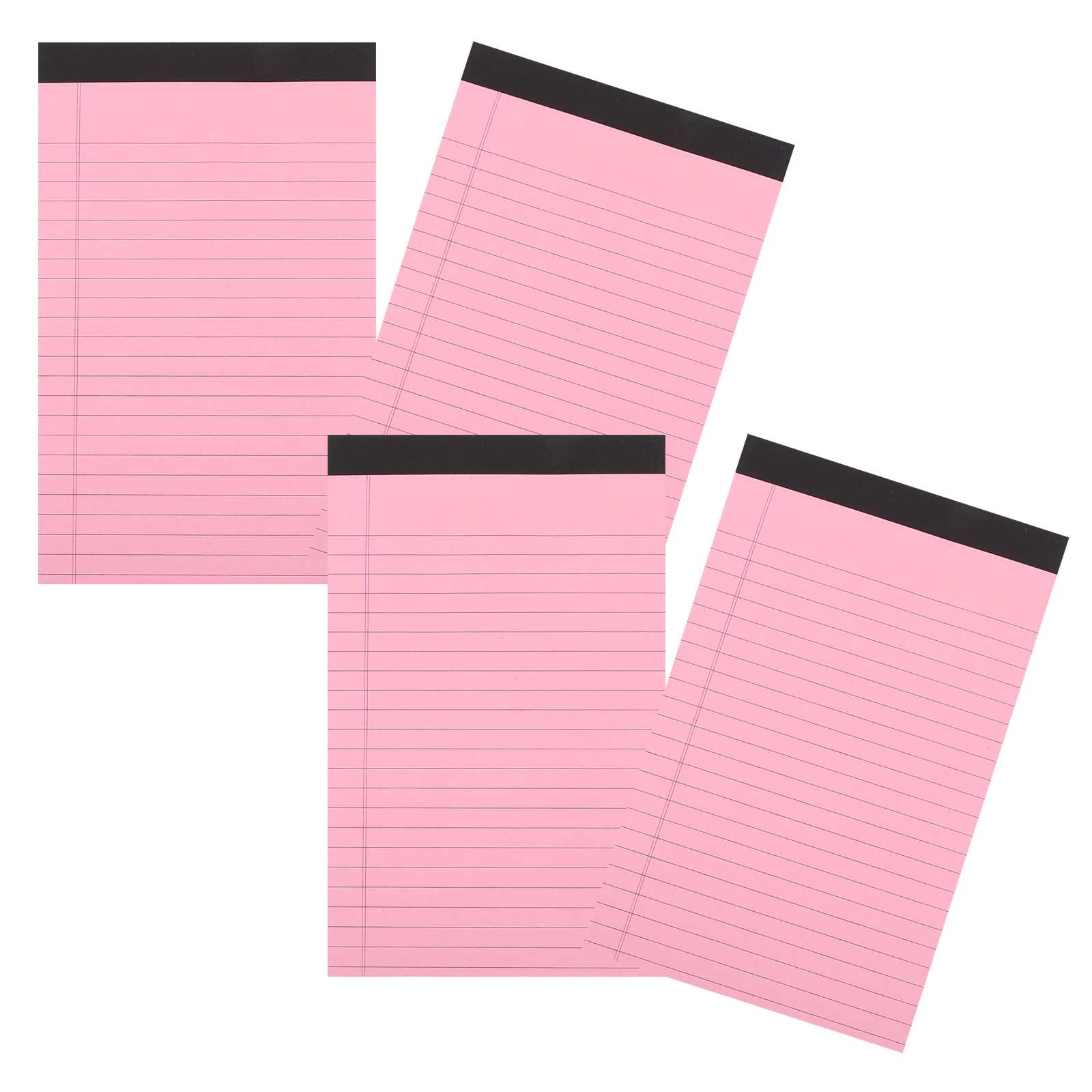 4 Pcs Legal Pad Note Books Time Plan Notepads Office Supplies Notebook Legal Memo Pad Portable Pocket Idea Tear Off Student