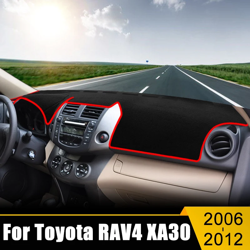 

For Toyota RAV4 XA30 2006 2007 2008 2009 2010 2011 2012 RAV 4 Car Dashboard Avoid Light Cover Anti-UV Mat Pad Non-Slip Carpets