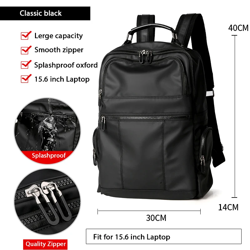 حقائب الظهر Daypack 15.6 16 بوصة حقيبة ظهر للكمبيوتر المحمول اضافية كبيرة مضادة للسرقة الأعمال مقاوم للماء السفر حقيبة ظهر للكمبيوتر Mochilas