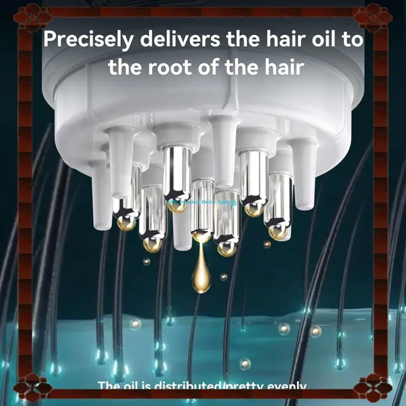 2In1 فرشاة تدليك فروة الرأس للطب زيت طبيعي مصل زيت فروة الرأس قضيب لنمو علاج الشعر 1 قطعة