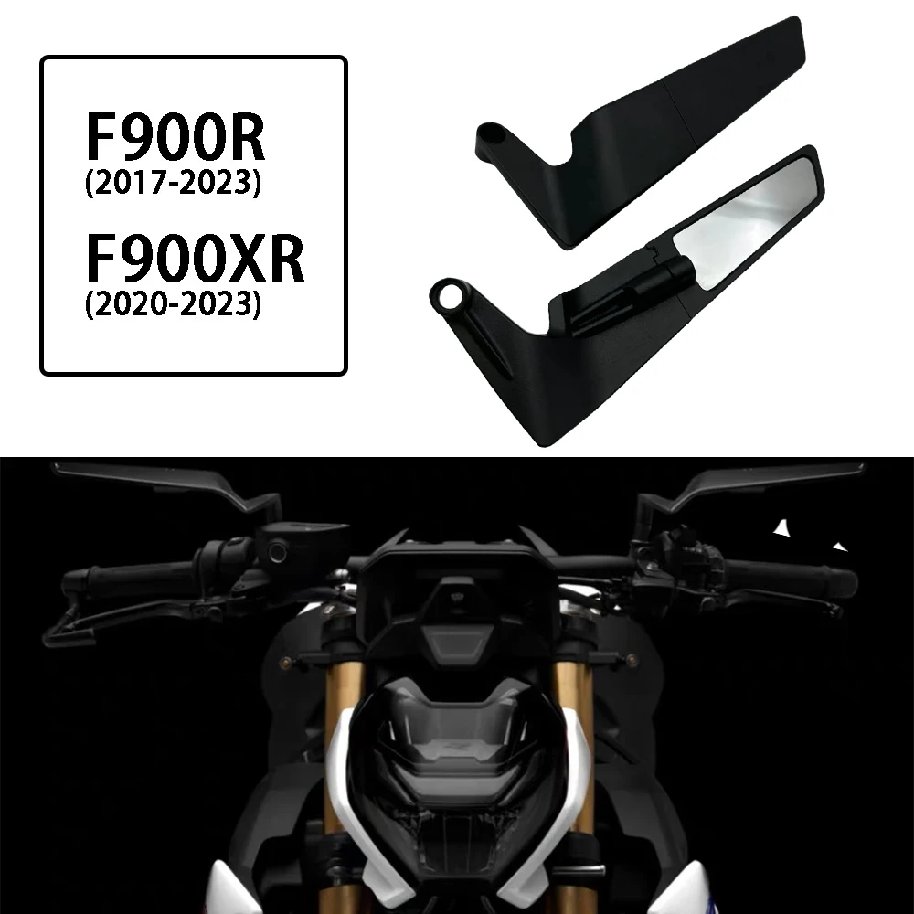 

For BMW F900R F900XR Motorcycle Stealth rear mirror F900XR 2020 2023 Rear View Mirror 360Adjustable Sports F900R Wing Mirrors