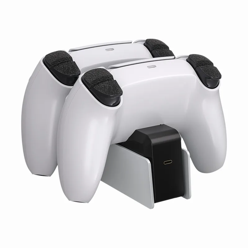For PlayStation 5 Dual Fast Charger LED Indicator Charging Stand Docking Station for PS5 Gamepad Controller Charging Station