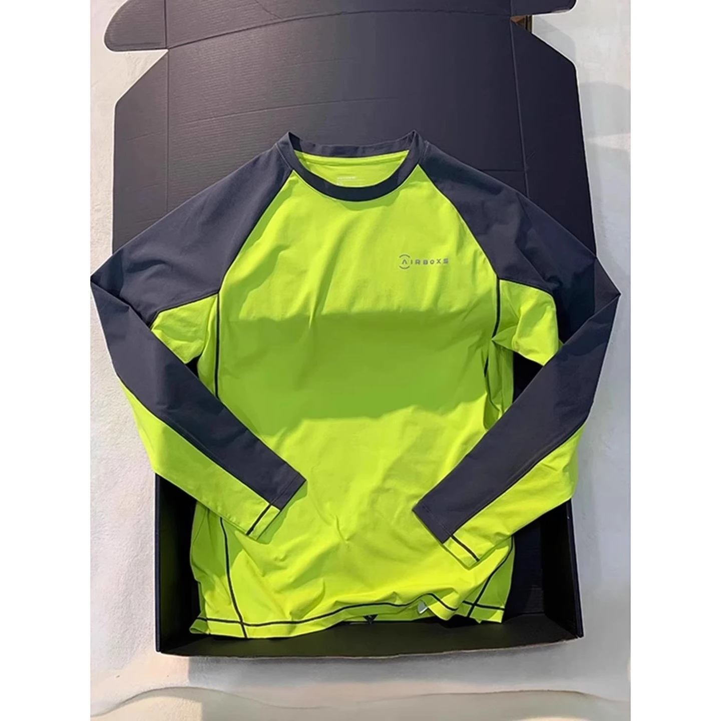 

Мужская спортивная одежда большого размера для велоспорта и бега: быстросохнущая футболка с длинным рукавом из полиэстера