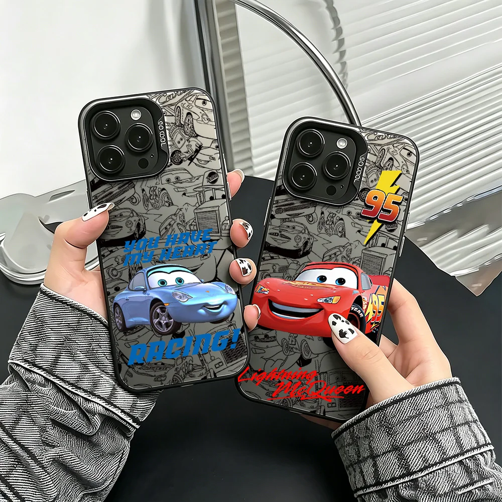 Phone Case for Samsung Galaxy A37 A57 A17 A07 A16 A06 A35 A55 A25 A05S A15 A56 A54 A36 A34 4G 5G Cartoon Lightnings M-McQueens