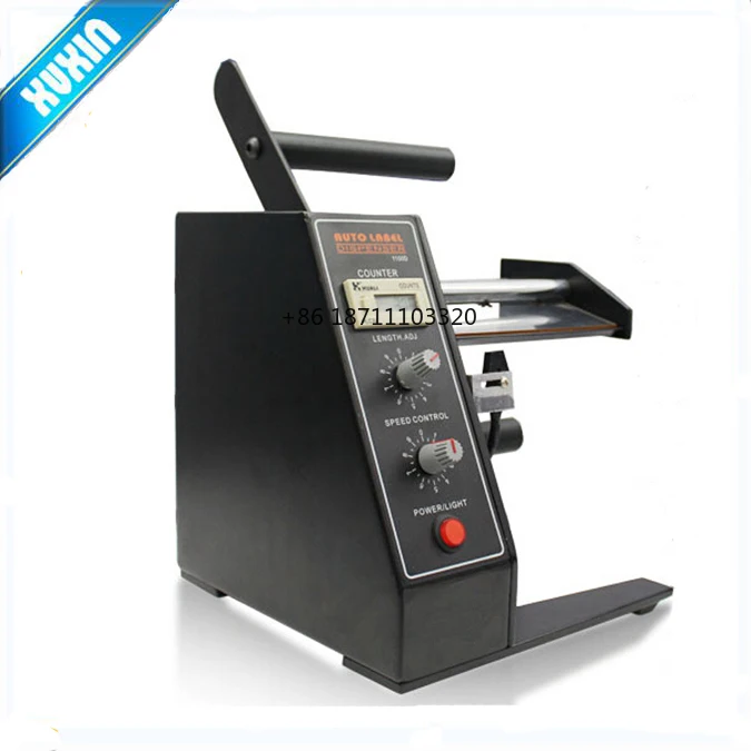1150D Label Dispenser Machine Digital Display and Counting Function Label Separator Stripping Machine for Label Width 4-140mm
