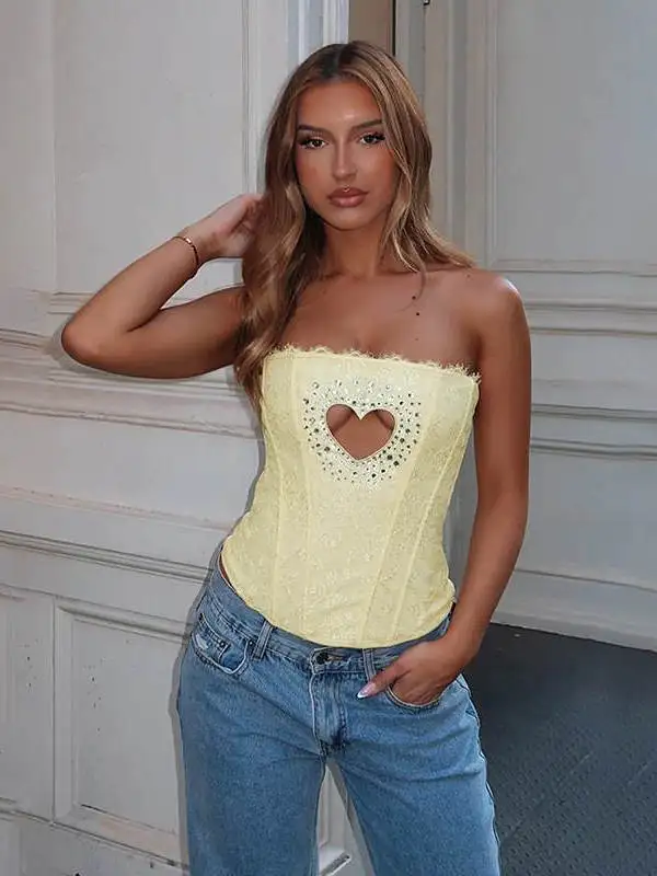 

Женский топ на молнии с приталенной талией Hot Girl Top Spicy Girl Tube Top ort Length Ткань 00% Другое Зима 206. Женская одежда Faion.