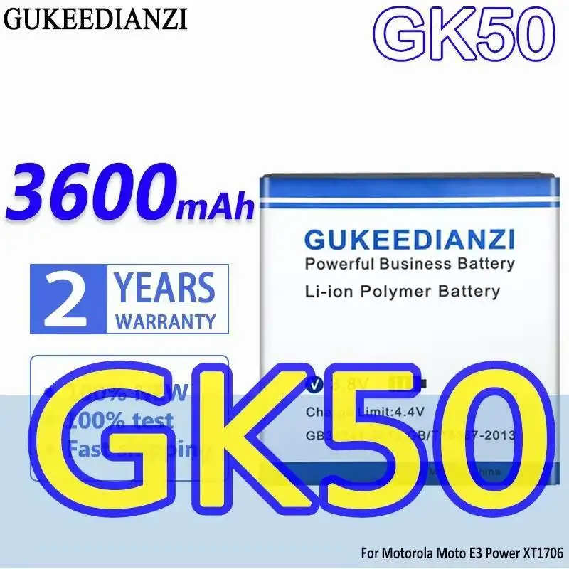 

3600 мАч, хорошая низкотемпературная батарея для мобильного телефона, безопасная для Motorola Moto E3 Power XT1706 GK50