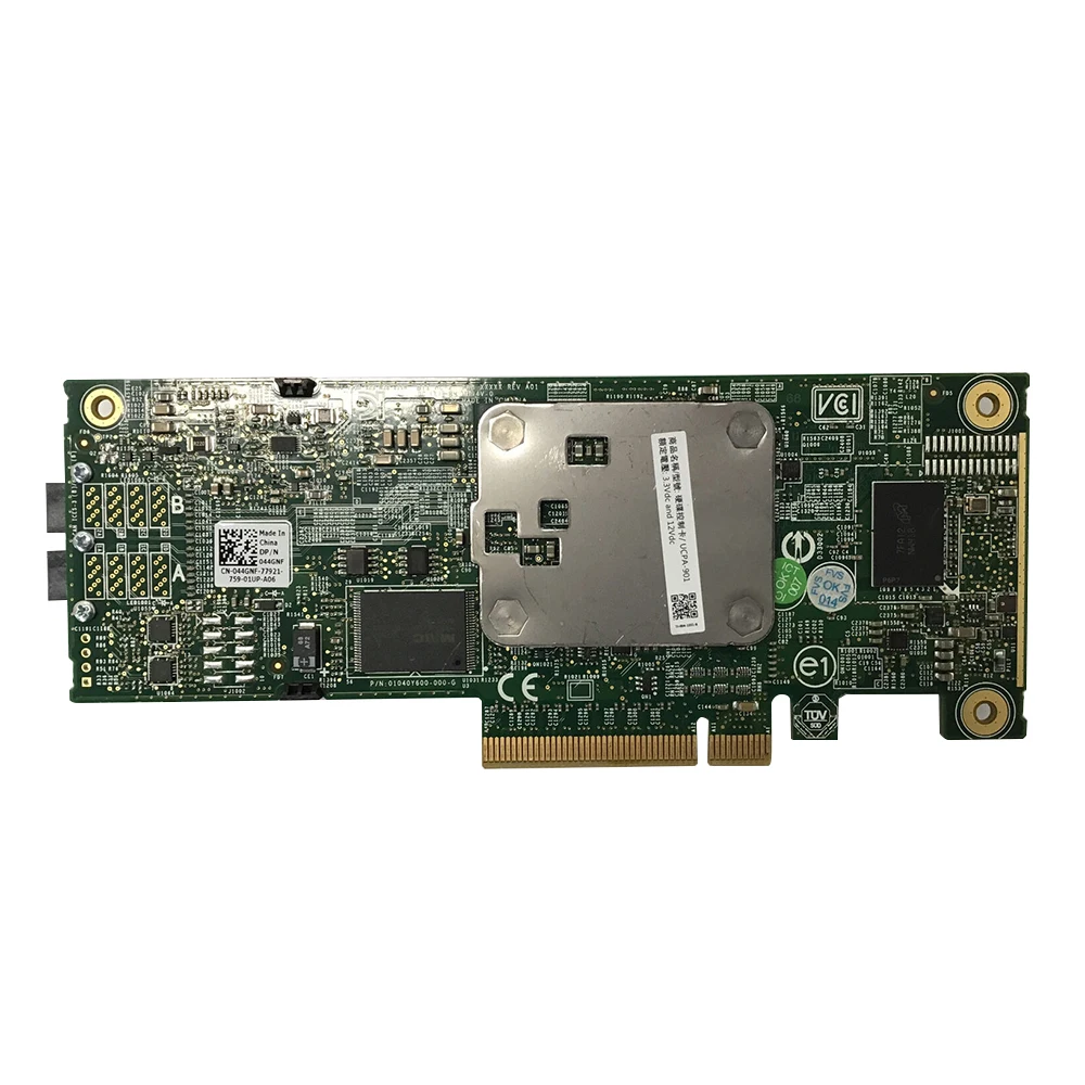 Original PERC H730 12GB/S SAS PCI-E 3.0 X8 1GB 044GNF for R830 T430 T630 Adapter Card 44GNF Array Card UCPA-901