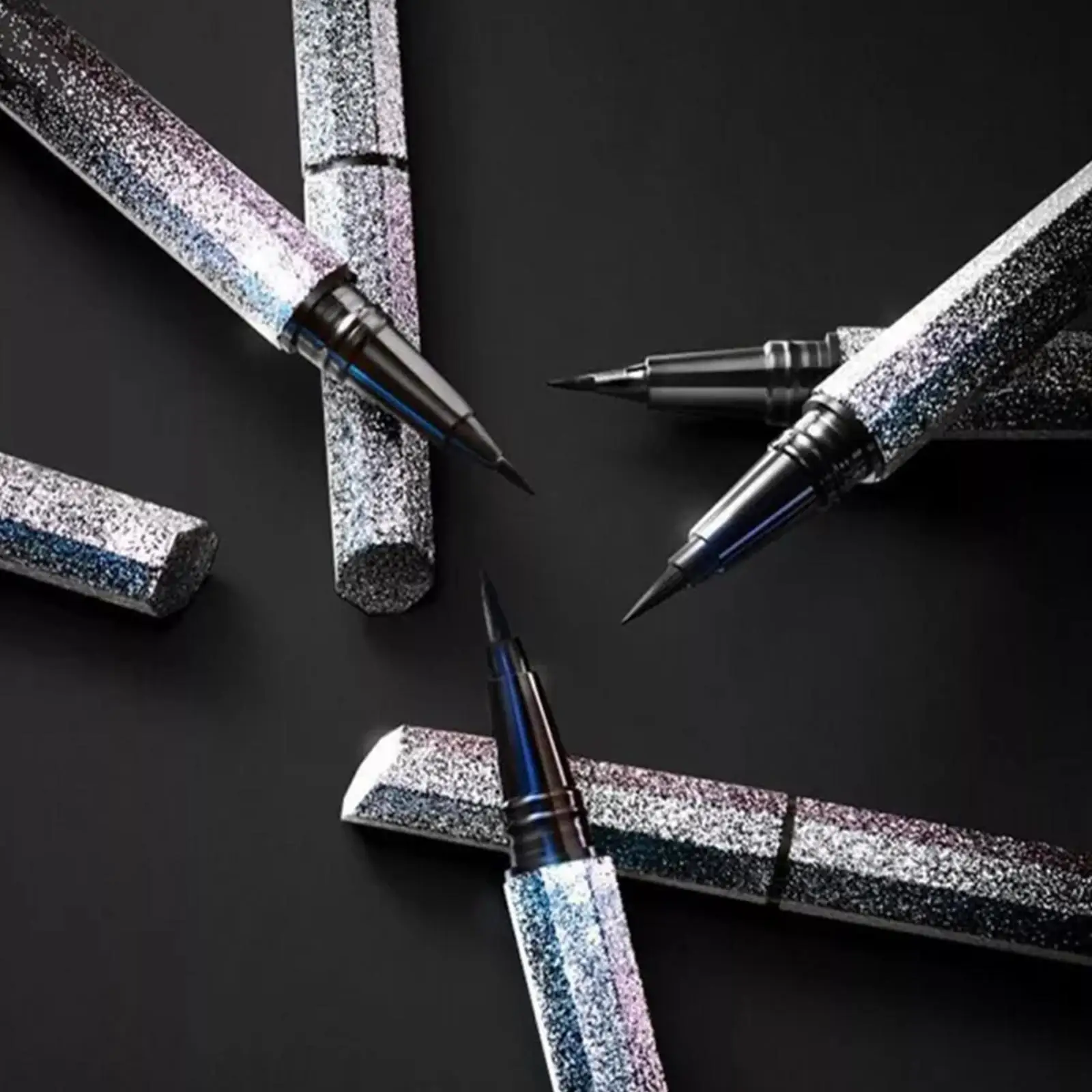 Starry Sky Liquid Eyeliner – Smudge-Proof Waterproof Quick-Dry Long-Lasting High-Pigment Easy for Beginners Precise Tip