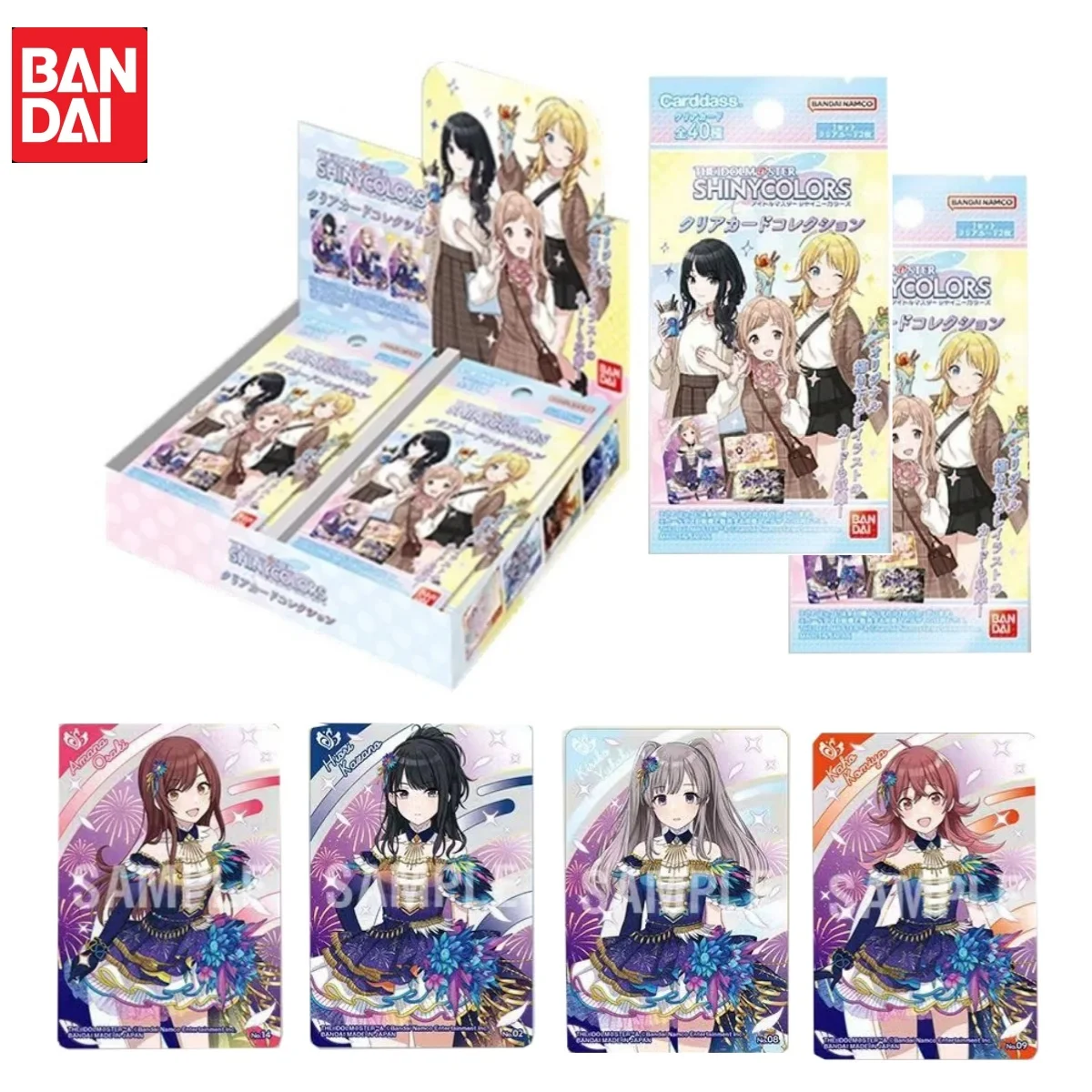 

Bandai Genuine THE IDOLM@STER Japanese Edition Animation Game Collected Card Shining Colors Popular Anime Peripheral Kids Toys