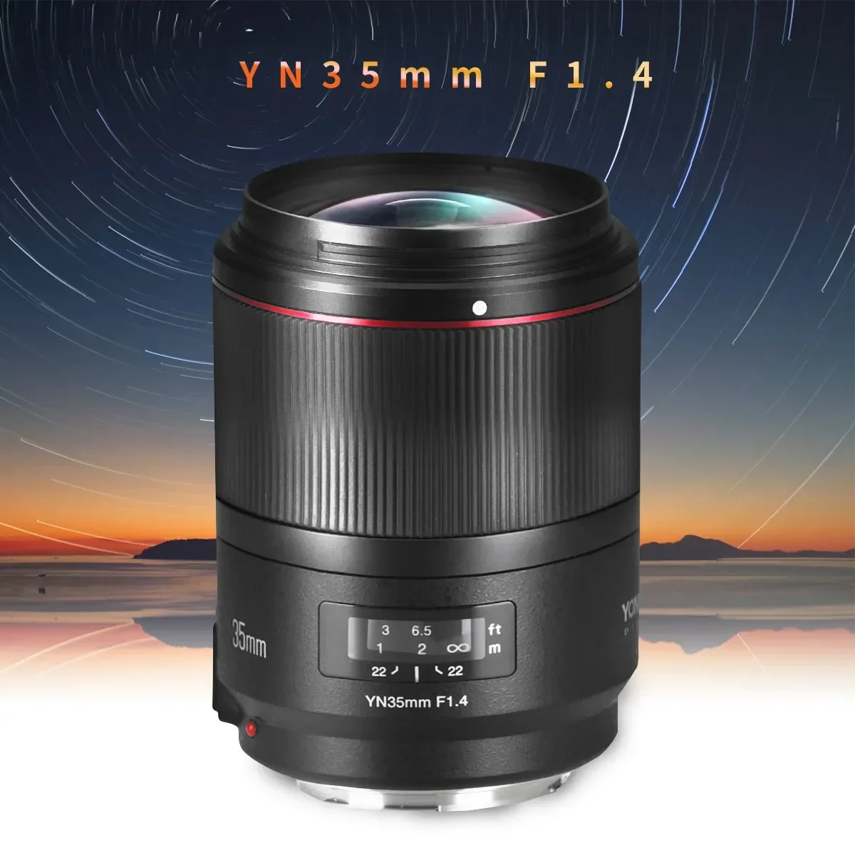 Lente gran angular YONGNUO YN35MM F1.4 para Canon 5DII 5D 500D 400D 600D 60D, lente para cámara DSLR Canon