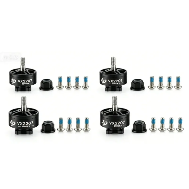 4PCS SIRIUS VX2207 2207 FPV Brushless Motor 1900kv 2050kv 2150kv 2450kv Freestyle Speed Racing Motor for 5-inch Car Racing
