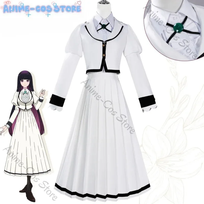 

Anime Rock Is a Lady's Modesty Suzunomiy/Otoha Kurogane Cosplay Costume Halloween Convention Top Dress Set Women Customized suit