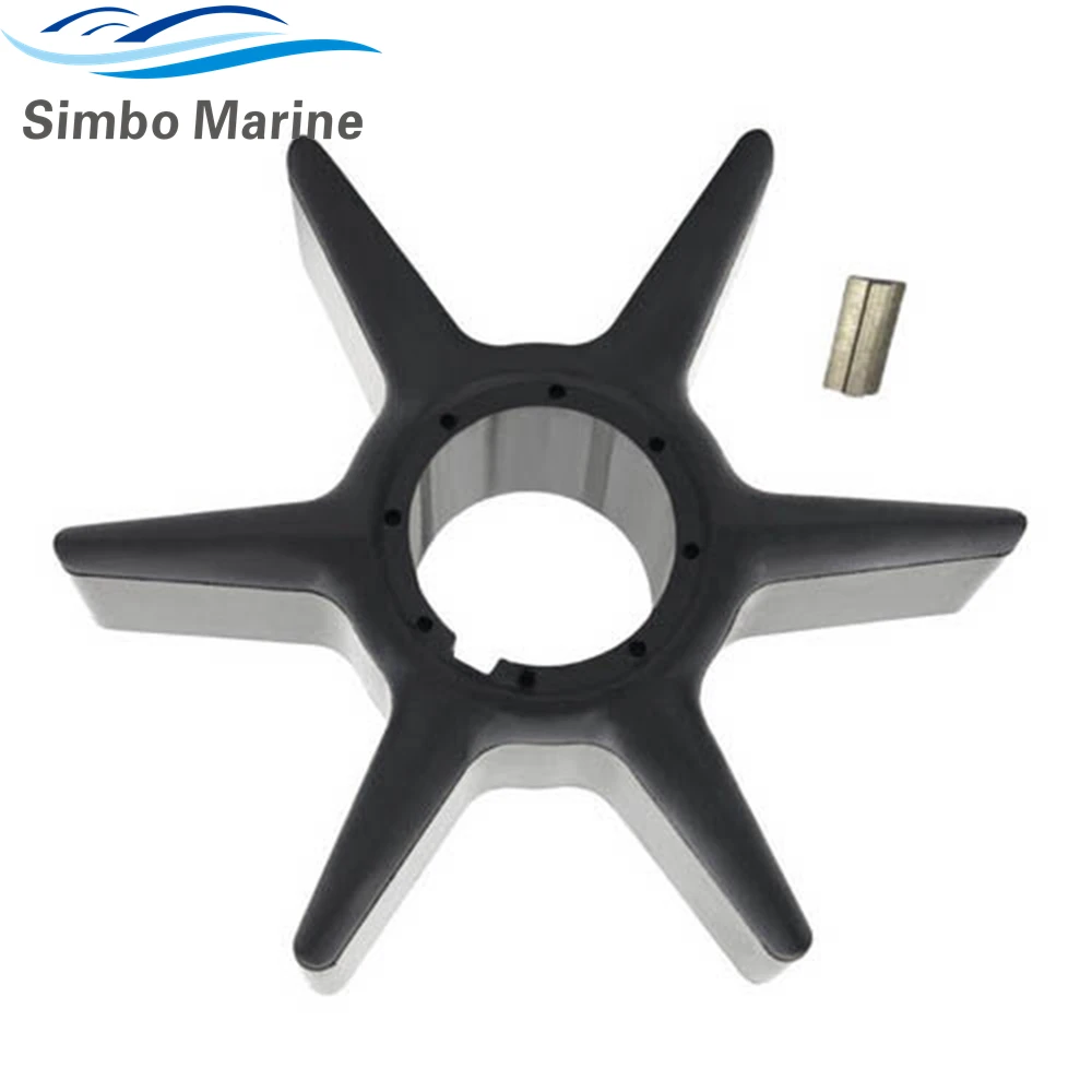 For Yamaha 4 Stroke 300 350 hp Outboard Water Pump Impeller with Key 6AW-44352-00