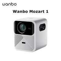 Wanbo Mozart 1 Projector 900 ANSI 2*8W Android 9.0 2K 4K Projetors 1080P Full HD Beam WIFI 6 Auto-Focus Smart Home Video Theater