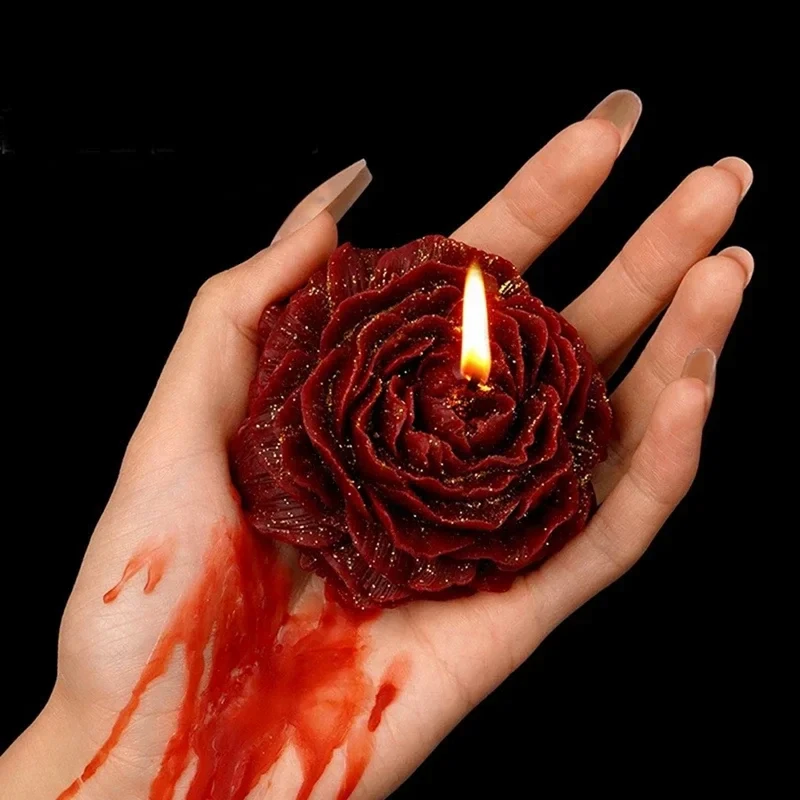 Low Temperature Sex Scented Candles Wax Rose Heart Candle 42 To 48 Degrees Scented Decorative Waxs Valentine's Day Sex Gift