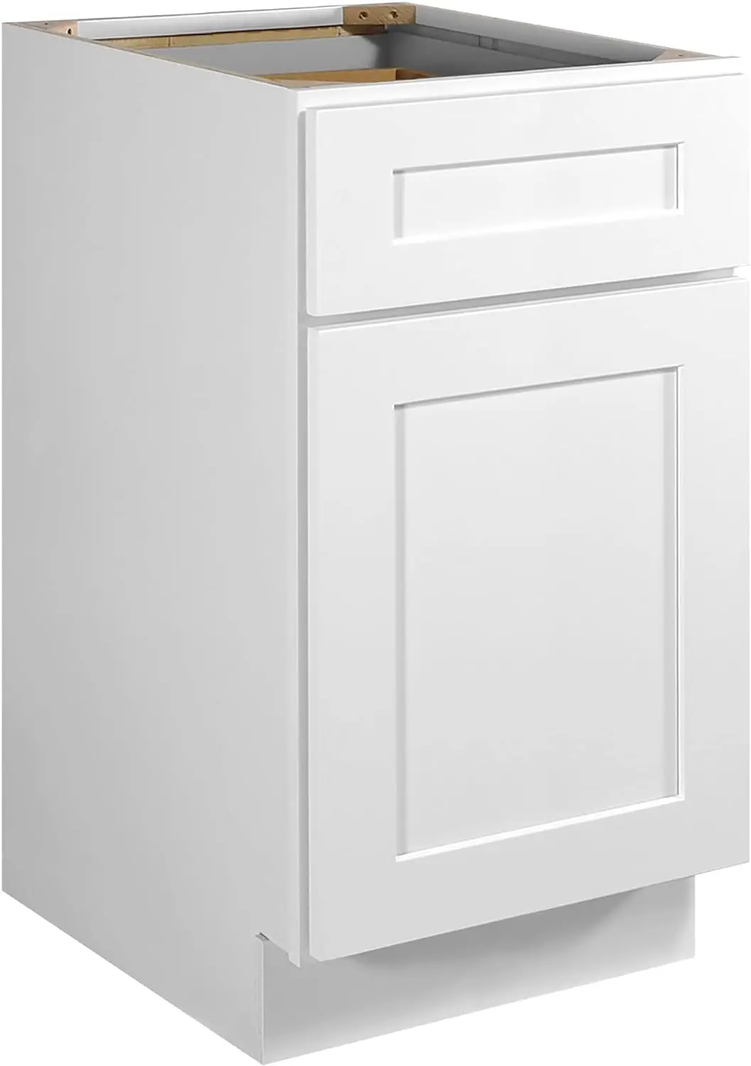 561340 Brookings Unassembled Shaker Base Kitchen Cabinet B18 18X34.5X24, White