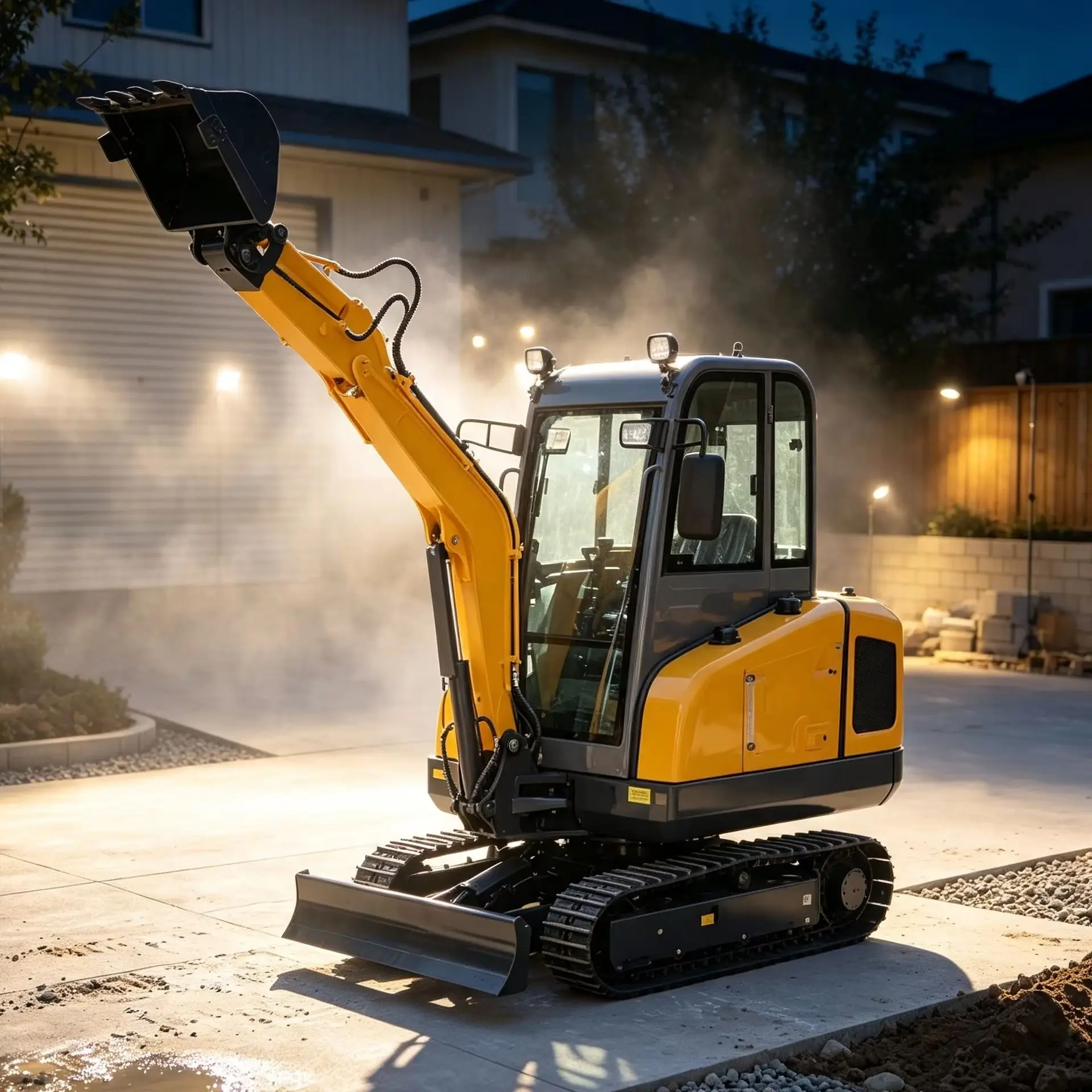 Energy saving Stable performance excavator flail mower crawler excavator parts mini excavator 1.8 t