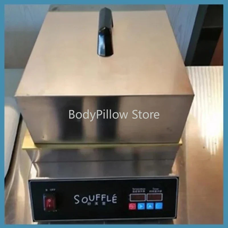 

Mini Pancake Maker Single Plate Commercial Souffle Pastry Pan Cake Snack Equipment Fluffy Souffle Machine Kitchen Appliance