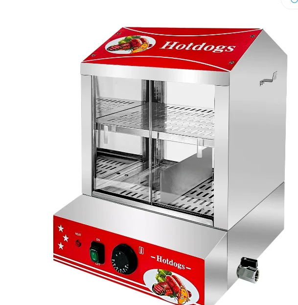 Hot Sale Commercial Hot Dog Cooker Hotdog Maker Machine Sausage Hot Dog Steamer