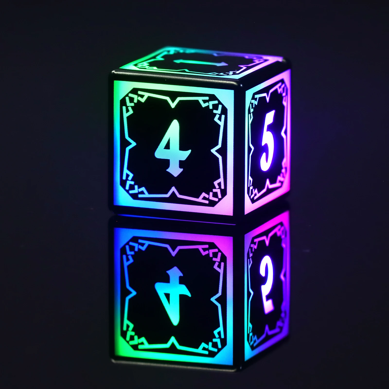 

Набор световых кубиков D и D 4 в 1, цветные, светодиодные кубики с зарядным устройством, перезаряжаемые многогранные ролевые игральные кости для DND, подарков, ролевых игр