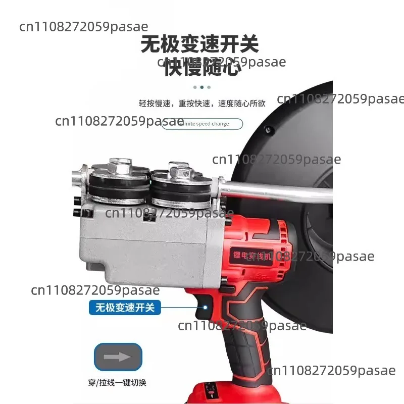 Threading Machine Threading Device Automatic Electric Wire Puller Cable Push Wall Stringing Machine