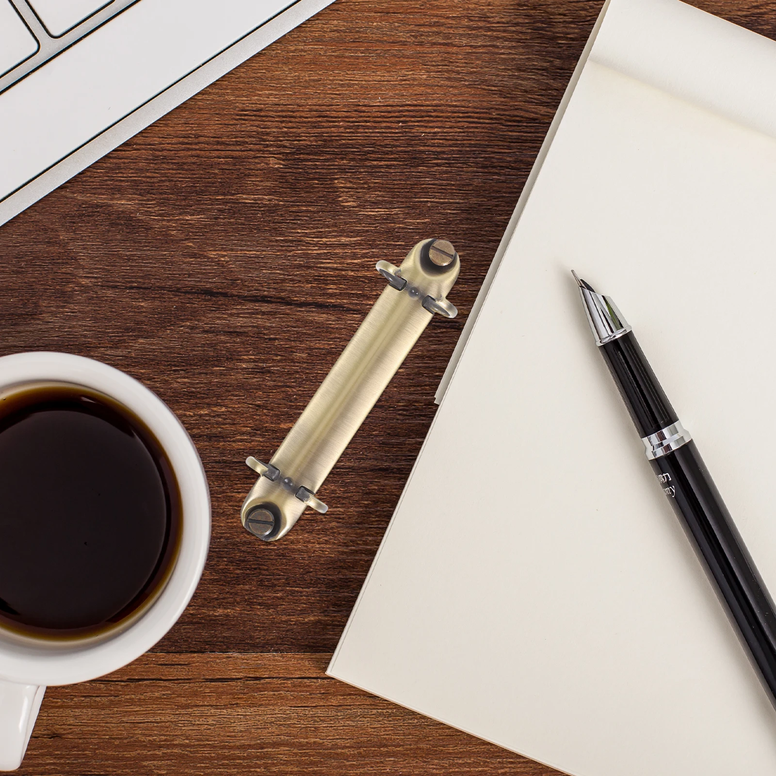 A7 2 Ring Metal Binder Mechanisms for Loose Leaf Notebook Alloy Clips Stylish Portable Organizer Accessories