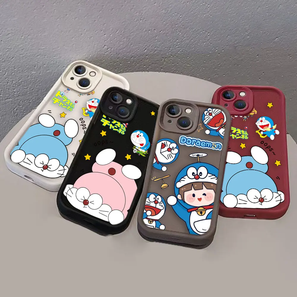 Cartoon Cat D-Doraemon Phone Case For Samsung A03 A04 A04E A04S A05 A05S A10S A11 A12 A14 A15 A20 A22 F12 M12 M22 M54 4G 5G Case