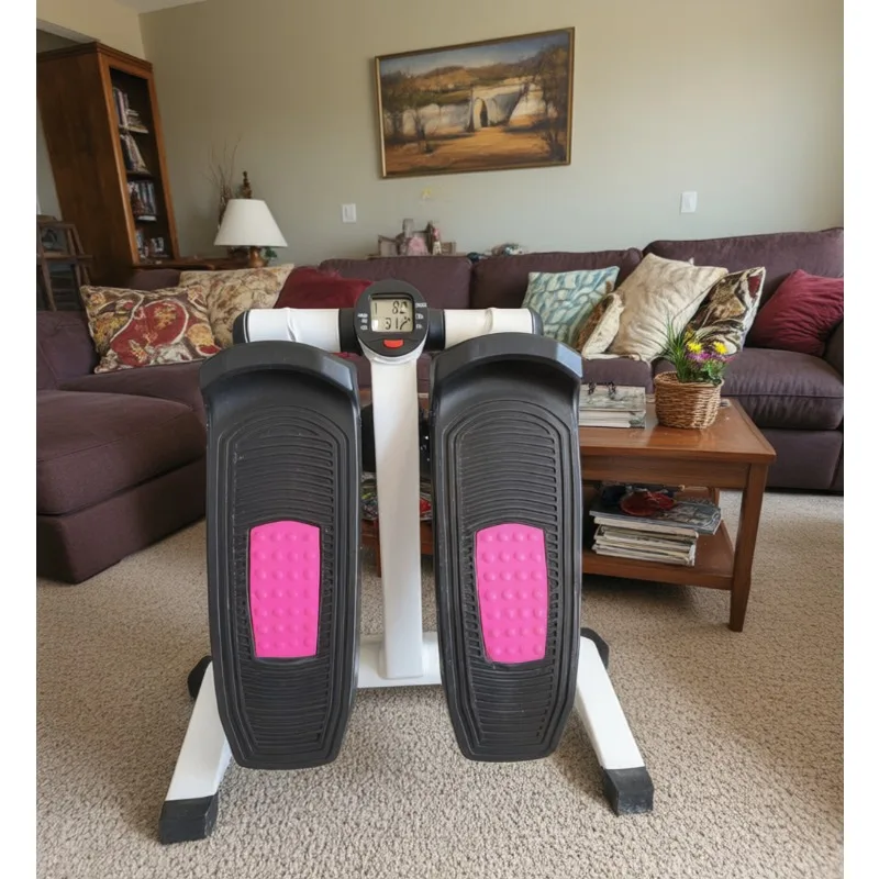 Máquina elíptica de pierna adelgazante para montañismo silencioso, paso a paso hidráulico para el hogar, pequeño equipo de fitness multifuncional para interiores