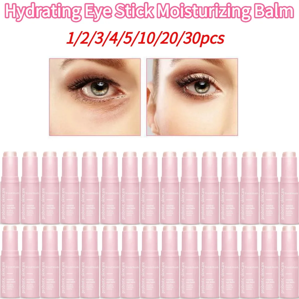 Women Extra Renewing Rosehip Eye Balm Hydrating Eye Stick Moisturizing Balm Stick Fade Fine Lines Hydrating Stick Cosmetics