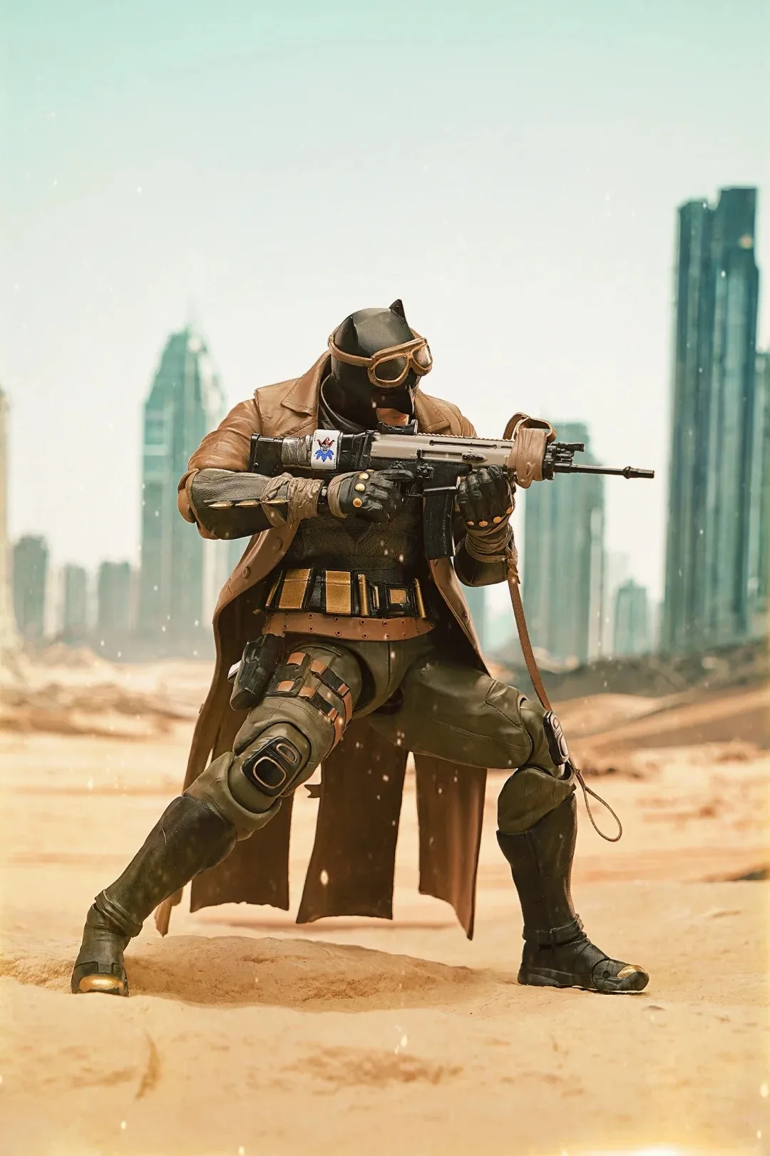

Knightmare Batman 1/9 Scale 19cm Action Figure Collectible Movable Toy With Multi-Accessories Custom Handmade Ornament