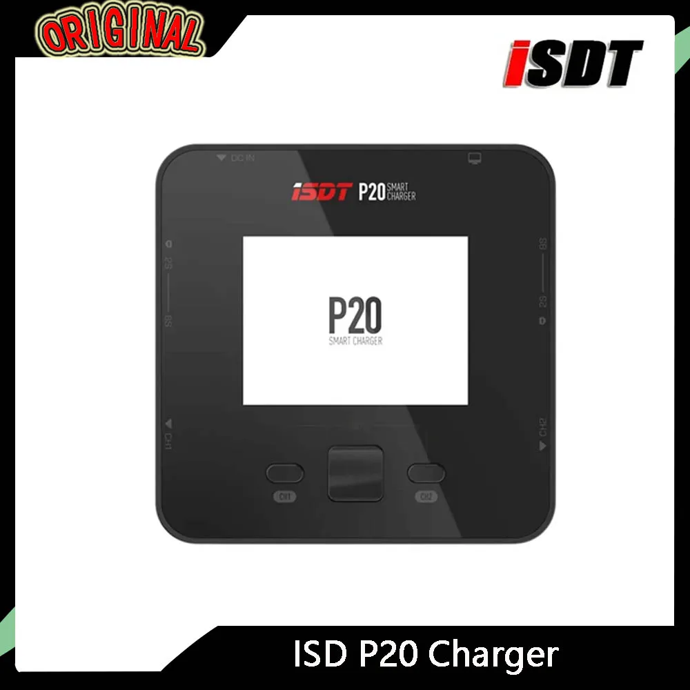 

ISDT P20 Dual Channel Balance Charger - 500Wx2 20Ax2 for LiPo/LiHV/NiMH & RC Batteries