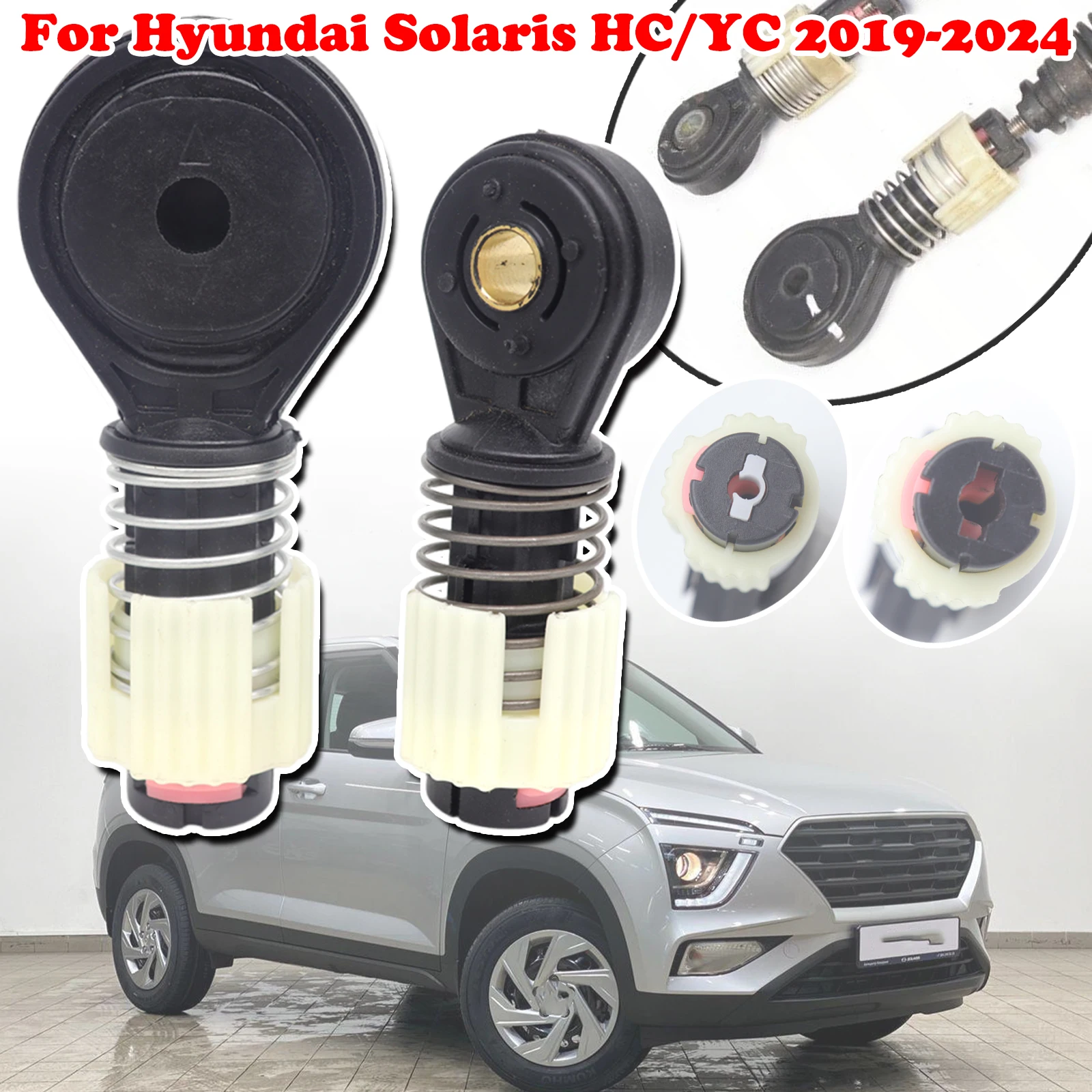 

Трос переключения передач, рычаг переключения передач, рычаг переключения передач, концевая тяга, подключение 43794H5300 для Hyundai Solaris HC/YC 2019-2024