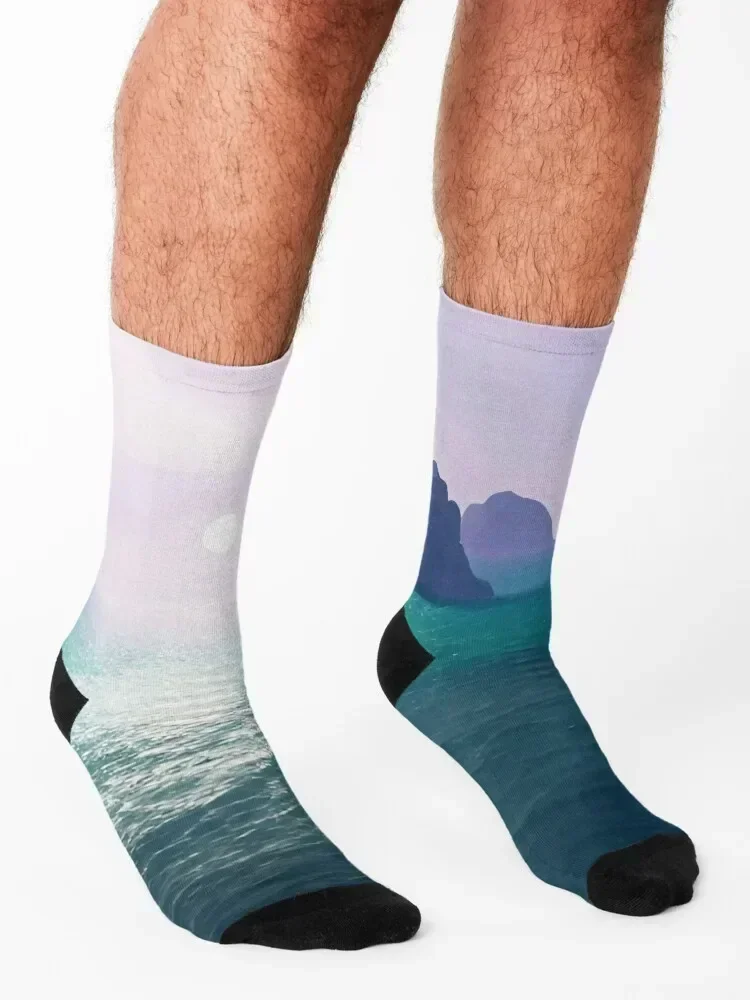 icebergs Socks aesthetic soccer anti-slip moving stockings colored Boy Socks Women's