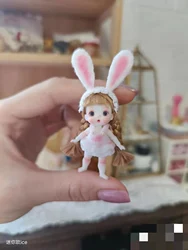 Mini BJD 4cm doll action doll children's toys birthday gifts doll accessories real dollsThe Christmas Toy fidget toys