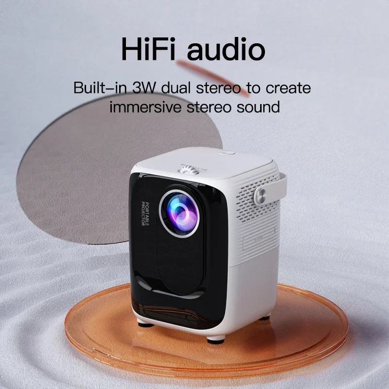 S10 1920*1080P Mini Projector 4K Bluetooth-Compatible Android Smart TV DLP Office Micro Portable Data With 5G Wifi Home Theater