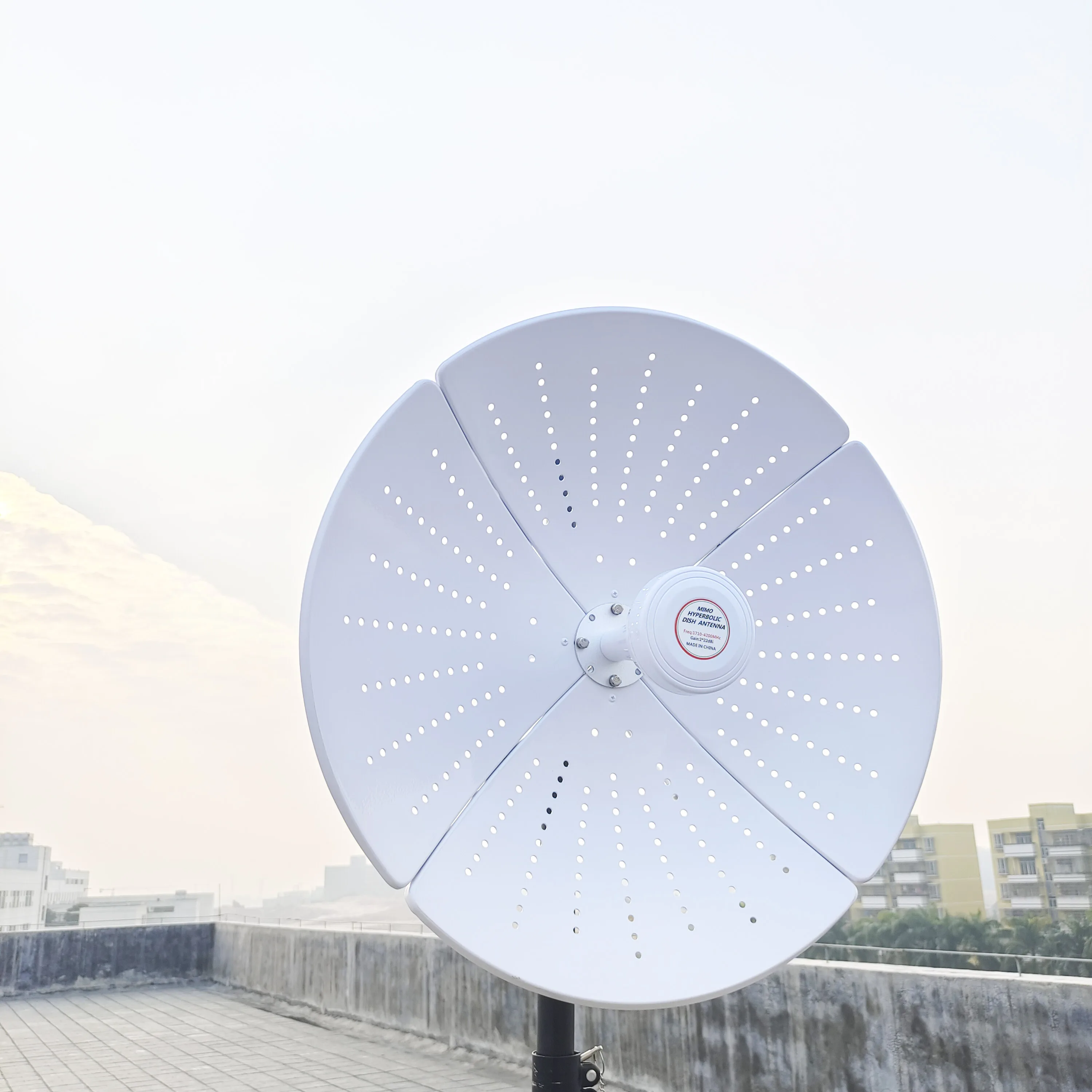 1710-4200MHz 22dBi 5g Dual Polarized MIMO Dish Parabolic 5G Antenna MIMO Antenna  4g5g Wifi signal amplifier antenna